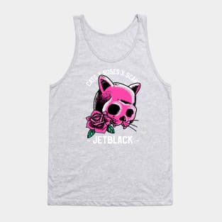 Cats Roses Scars Tank Top